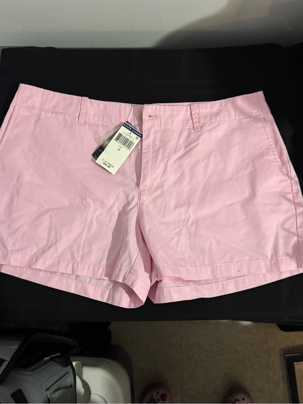 Polo by Ralph Lauren Light Pink Cotton Bermuda Shorts